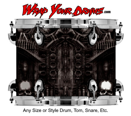 Buy Drum Wrap Biomechanical Church Drum Wrap