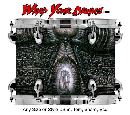 Buy Drum Wrap Biomechanical Legs Drum Wrap