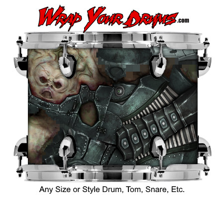 Buy Drum Wrap Biomechanical Mess Drum Wrap