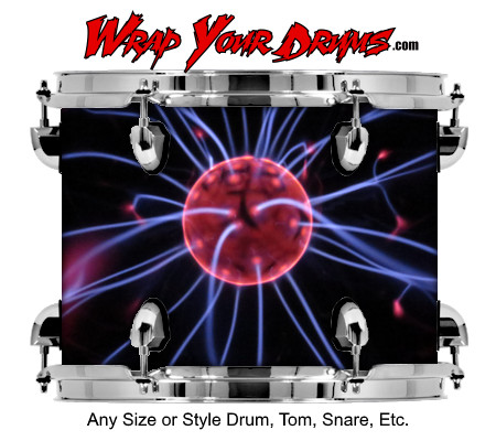 Buy Drum Wrap Lightning Beautiful Drum Wrap