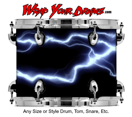 Buy Drum Wrap Lightning Line Drum Wrap
