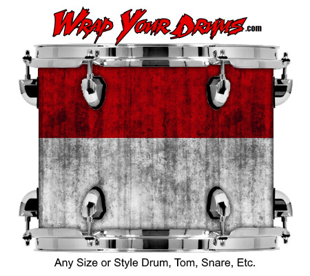 Buy Drum Wrap Flag Indo Drum Wrap