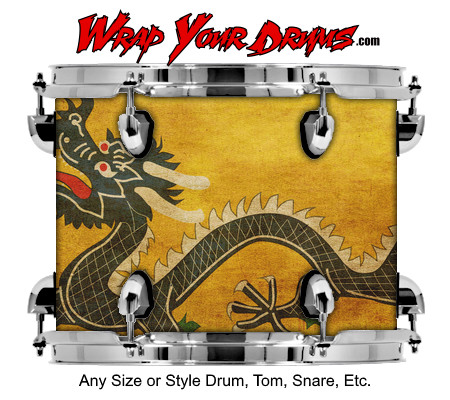 Buy Drum Wrap Grunge China Drum Wrap