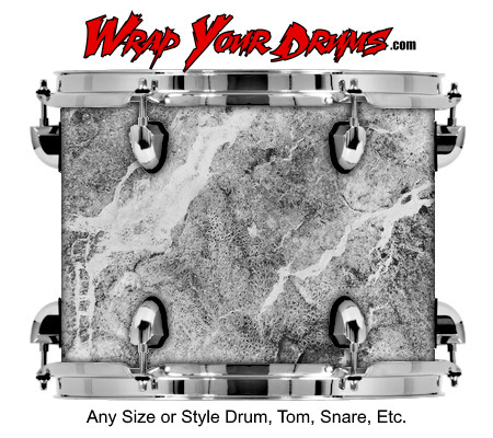 Buy Drum Wrap Marble Alien Drum Wrap