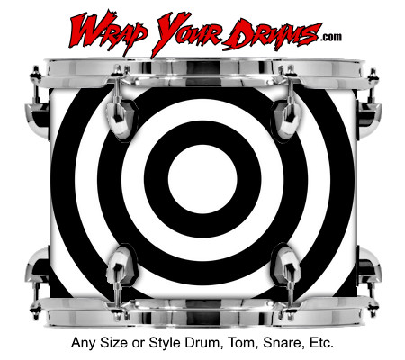 Buy Drum Wrap Bullseye Drum Wrap