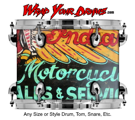 Buy Drum Wrap Americana Indian Drum Wrap