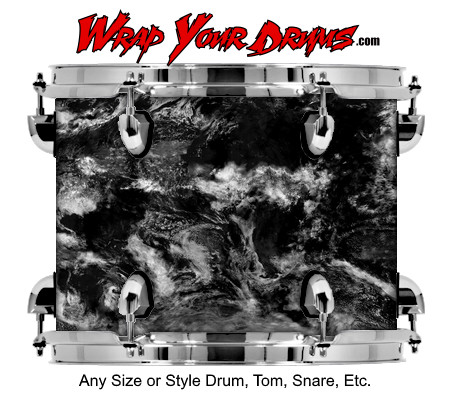 Buy Drum Wrap Psycho Clouds Drum Wrap