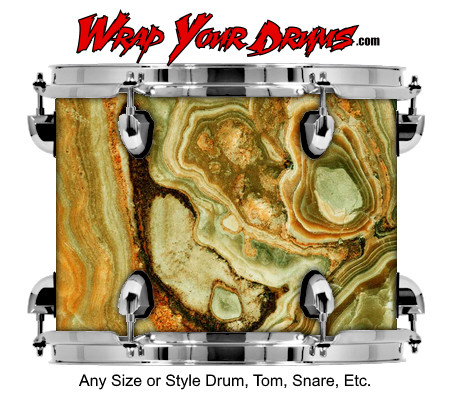 Buy Drum Wrap Swirl Rock Drum Wrap