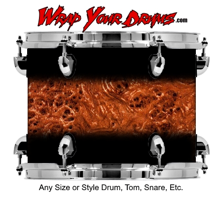 Buy Drum Wrap Woodshop Exotic Fade00009 Drum Wrap