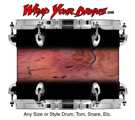 Buy Drum Wrap Woodshop Exotic Fade00012 Drum Wrap